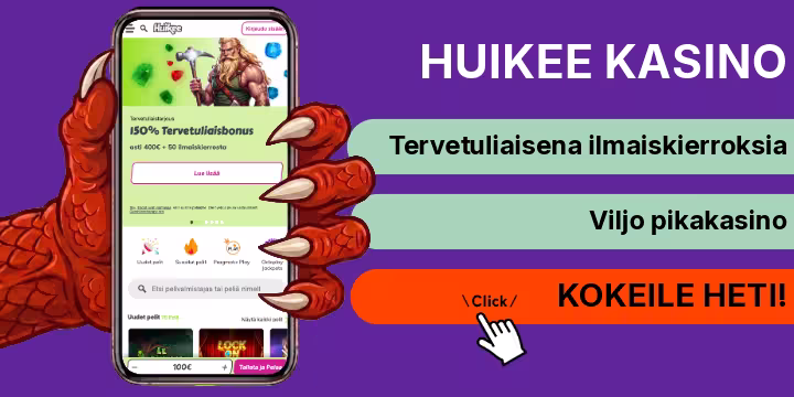 Huikee kokemuksia ja ilmaiskierroksia