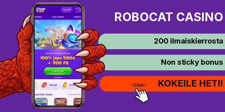 RoboCat Casino kokemuksia ja arvostelu