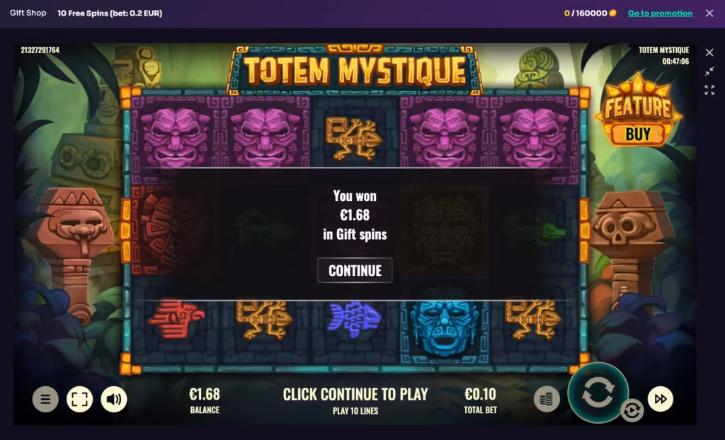 Totem Mystique voitot