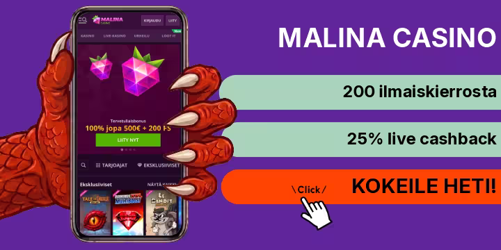 Malina kokemuksia ja ilmaiskierroksia