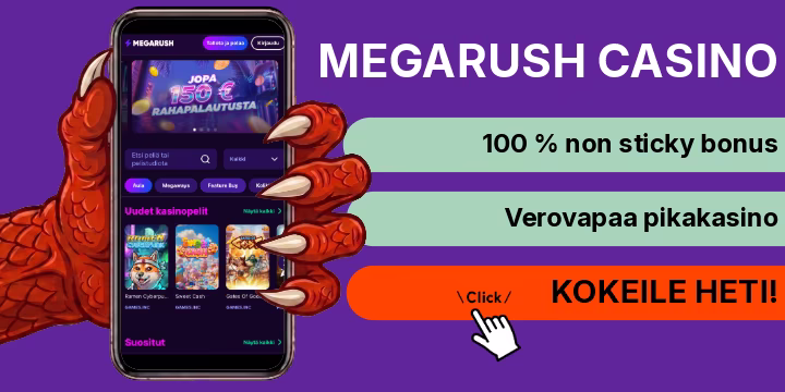 Megarush kokemuksia ja bonus