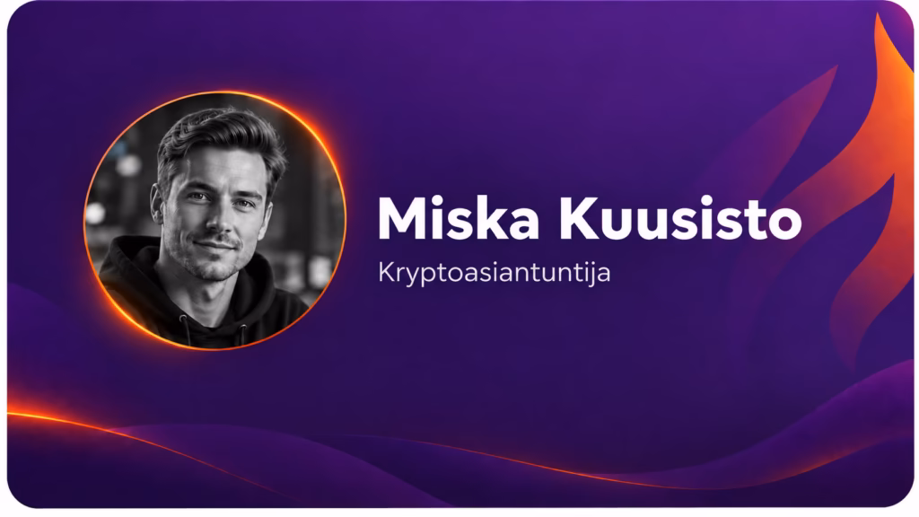 Miska Kuusisto on Kasinoliekin kryptoasiantuntija