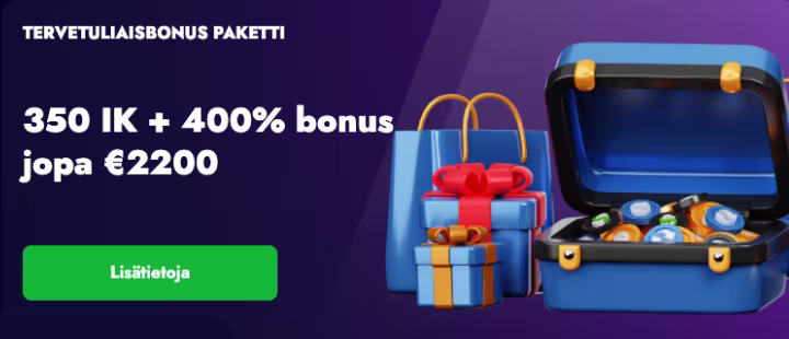 Spinko casino bonus sisältää paljon ilmaiskierroksia