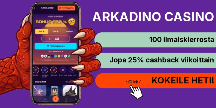 Arkadino Casino kokemuksia ja Kasinoliekin arvostelu