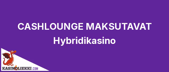 Cashlounge kasino on Zimpler pikakasino
