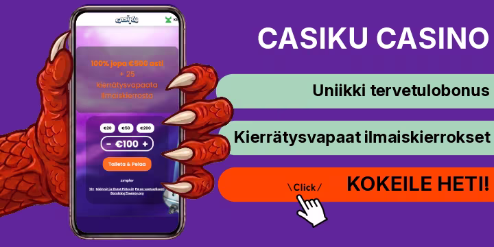 Casiku Casino kokemuksia ja kierrätysvapaat ilmaiskierrokset