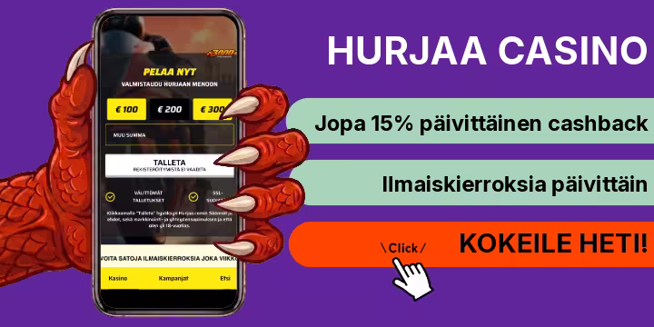 Hurjaa Casino kokemuksia ja arvostelu