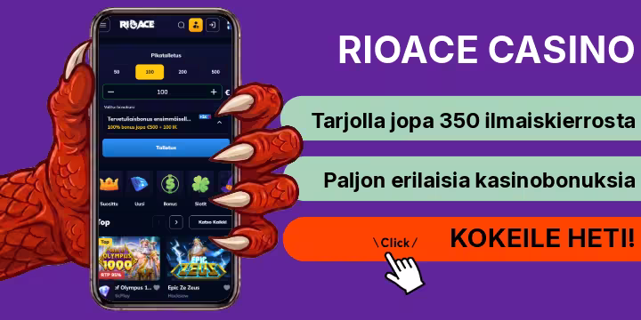 RioAce Casino kokemuksia ja ilmaiskierroksia